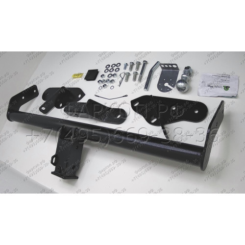 M114-E Лидер-плюс ТСУ для Mitsubishi Pajero III 2000-2007, IV 2007-2020 без снятия и выреза бампера. Тип шара: E. Нагрузки: 1500/100 кг, масса фаркопа 18,5 кг (без электрики в комплекте)