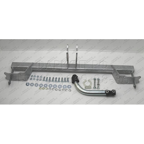 M1286A GALIA Полностью оцинкованный фаркоп на Mercedes A-Class w176 рестайлинг, кроме AMG 2015-2018. Тип шара: A. Без выреза бампера. Нагрузки: 1600/100 кг, масса фаркопа 15,52 кг