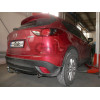 M129C GALIA Полностью оцинкованный фаркоп на Mazda CX-5 2012-2017, 2017-2025. Подрозетник убирается за бампер. Тип шара: C (горизонтальный съемный). Невидимый вырез бампера. Нагрузки: 2100/100 кг, масса фаркопа 19,6 кг