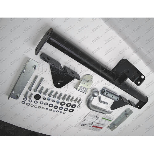 M307-BA TAVIALS ТСУ для Mazda CX-7 2007-2012 без выреза бампера. Тип шара: C (оцинкованный, съемный). Нагрузки: 1500/75 кг, масса фаркопа 17,98 кг (без электрики в комплекте)