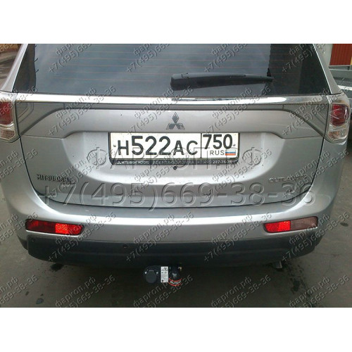 MI 25 AVTOS Фаркоп на Mitsubishi Outlander 2012-2019, 2019-2022. Необходима подрезка бампера. Тип шара: A. Нагрузки: 1500/75 кг, масса фаркопа 21 кг (без электрики в комплекте)