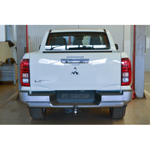 MLT-24-991122.00 PT GROUP Фаркоп на Mitsubishi L200 2023- без снятия и подрезки бампера. Тип шара: E (легкосъемный шар под квадрат). Нагрузки: 3500/140 кг, масса фаркопа 38 кг (без электрики в комплекте)
