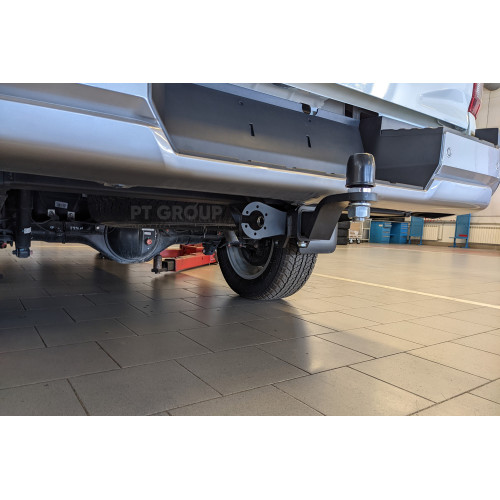 MLT-24-991122.00 PT GROUP Фаркоп на Mitsubishi L200 2023- без снятия и подрезки бампера. Тип шара: E (легкосъемный шар под квадрат). Нагрузки: 3500/140 кг, масса фаркопа 38 кг (без электрики в комплекте)
