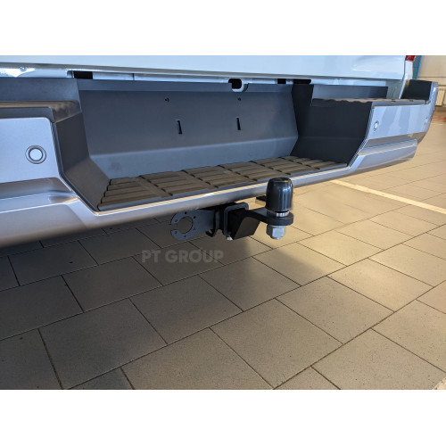 MLT-24-991122.00 PT GROUP Фаркоп на Mitsubishi L200 2023- без снятия и подрезки бампера. Тип шара: E (легкосъемный шар под квадрат). Нагрузки: 3500/140 кг, масса фаркопа 38 кг (без электрики в комплекте)