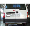 N047C GALIA Полностью оцинкованный фаркоп на Nissan Interstar 1998-2010, Opel Movano A 1999-2010, Renault Master 1998-2010. Тип шара: C (горизонтальный съемный). Установка без снятия и выреза бампера. Нагрузки: 2300/100 кг, масса фаркопа 24,17 кг