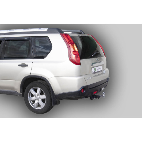 N103-E Лидер-плюс ТСУ для Nissan X-Trail T31 2007-2014 без выреза бампера. Тип шара: E. Нагрузки: 1500/100 кг, масса фаркопа 23,6 кг (без электрики в комплекте)