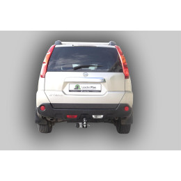 N103-E Лидер-плюс ТСУ для Nissan X-Trail T31 2007-2014 без выреза бампера. Тип шара: E. Нагрузки: 1500/100 кг, масса фаркопа 23,6 кг (без электрики в комплекте)