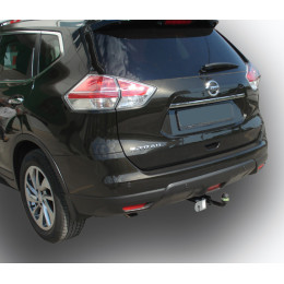 N122-A Лидер-плюс ТСУ для Nissan X-Trail T32 2014-2022 без выреза бампера. Нагрузки: 1500/75 кг, масса фаркопа 19,8 кг (без электрики в комплекте)