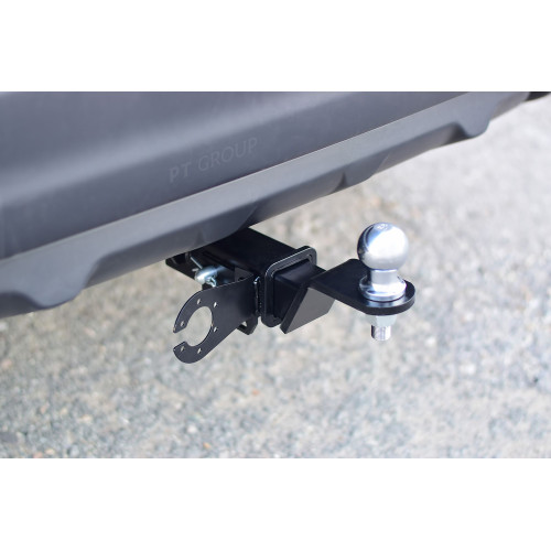 NQH-14-991122.00 PT GROUP Фаркоп на Nissan Qashqai 2014-2021 без подрезки бампера. Тип шара: E (легкосъемный шар под квадрат). Нагрузки: 1800/75 кг, масса фаркопа 20 кг (без электрики в комплекте)
