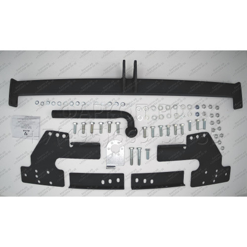 NS 22 AVTOS Фаркоп на Nissan NP300 2007-2013 без подрезки бампера. Тип шара: A. Нагрузки: 2500/100 кг, масса фаркопа 22 кг (без электрики в комплекте)