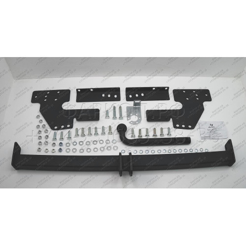 NS 22 AVTOS Фаркоп на Nissan NP300 2007-2013 без подрезки бампера. Тип шара: A. Нагрузки: 2500/100 кг, масса фаркопа 22 кг (без электрики в комплекте)