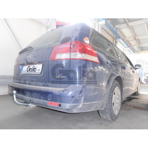 O049C GALIA Полностью оцинкованный фаркоп на Opel Vectra C универсал 2002-2008. Тип шара: C (горизонтальный съемный). Установка без снятия и выреза бампера. Нагрузки: 1700/85 кг, масса фаркопа 21,77 кг