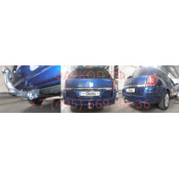 O050A GALIA Полностью оцинкованный фаркоп на Opel Astra H универсал 2004-2009. Подрозетник убирается за бампер. Тип шара: A. Без выреза бампера. Нагрузки: 165