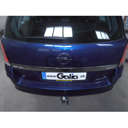 O050A GALIA Полностью оцинкованный фаркоп на Opel Astra H универсал 2004-2009. Подрозетник убирается за бампер. Тип шара: A. Без выреза бампера. Нагрузки: 165