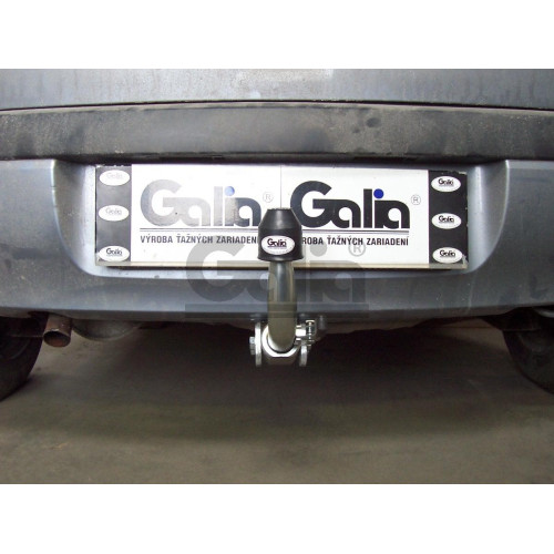 O054A GALIA Полностью оцинкованный фаркоп на Opel Corsa C 2000-2006. Особенности: Номерной знак на заднем бампере. Подрозетник убирается за бампер. Тип шара: A. Невидимый вырез бампера. Нагрузки: 1200/50 кг, масса фаркопа 14,92 кг