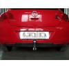 O058C GALIA Полностью оцинкованный фаркоп на Opel Astra J хетчбек 5 дверей 2009-2015. Подрозетник убирается за бампер. Тип шара: C (горизонтальный съемный). Невидимый вырез бампера. Нагрузки: 1600/75 кг, масса фаркопа 17,37 кг