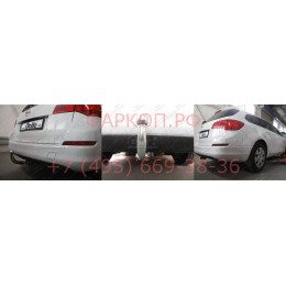 O061C GALIA Полностью оцинкованный фаркоп на Opel Astra J седан/универсал 2009-2015. Подрозетник убирается за бампер. Тип шара: C (горизонтальный съемный). 