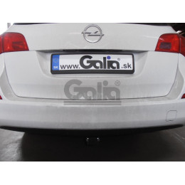 O061C GALIA Полностью оцинкованный фаркоп на Opel Astra J седан/универсал 2009-2015. Подрозетник убирается за бампер. Тип шара: C (горизонтальный съемный). 