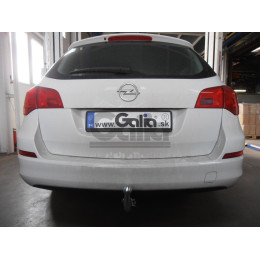 O061C GALIA Полностью оцинкованный фаркоп на Opel Astra J седан/универсал 2009-2015. Подрозетник убирается за бампер. Тип шара: C (горизонтальный съемный). 