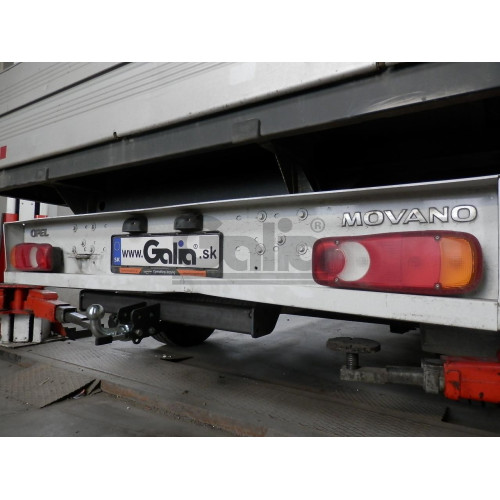 O069A GALIA Полностью оцинкованный фаркоп на Renault Master шасси 2010-2024, Opel Movano шасси 2010-2021, Nissan NV400 шасси 2011-2021, Nissan Interstar шасси 2010-2024. Тип шара: A. Установка без снятия и выреза бампера. Нагрузки: 3500/120 кг, масса фарк