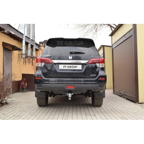 OTP-23-991122.00 PT GROUP Фаркоп на Oting Paladin 2023- без подрезки бампера. Тип шара: E (легкосъемный шар под квадрат). Нагрузки: 2000/100 кг, масса фаркопа 16,9 кг (без электрики в комплекте)