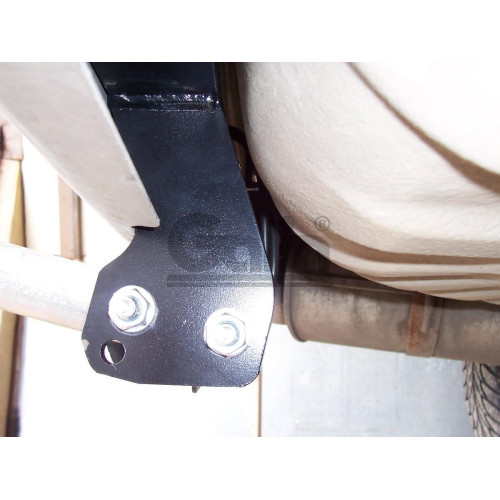 P027C GALIA Полностью оцинкованный фаркоп на Peugeot 406 седан 1995-2004. Тип шара: C (горизонтальный съемный). Установка без снятия и выреза бампера. Нагрузки: 1700/80 кг, масса фаркопа 16,37 кг