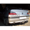 P027C GALIA Полностью оцинкованный фаркоп на Peugeot 406 седан 1995-2004. Тип шара: C (горизонтальный съемный). Установка без снятия и выреза бампера. Нагрузки: 1700/80 кг, масса фаркопа 16,37 кг
