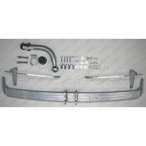 P041A GALIA Полностью оцинкованный фаркоп на Peugeot 308 универсал 2008-2013. Тип шара: A. Установка без снятия и выреза бампера. Нагрузки: 1700/75 кг, масса фаркопа 16,62 кг