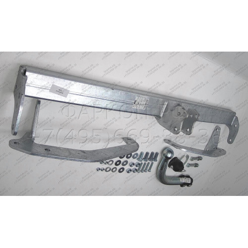 P041A GALIA Полностью оцинкованный фаркоп на Peugeot 308 универсал 2008-2013. Тип шара: A. Установка без снятия и выреза бампера. Нагрузки: 1700/75 кг, масса фаркопа 16,62 кг