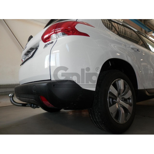 P045A GALIA Полностью оцинкованный фаркоп на Peugeot 2008 2013-2019. Тип шара: A. Установка без снятия и выреза бампера. Нагрузки: 1400/60 кг, масса фаркопа 16,01 кг