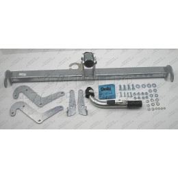P046C GALIA Полностью оцинкованный фаркоп на Citroen C5 Aircross 2019-, Peugeot 3008 2016-2024, кроме GT line, Opel Grandland X 2017-2021, Opel Grandland 2021-. Подрозетник убирается за бампер.