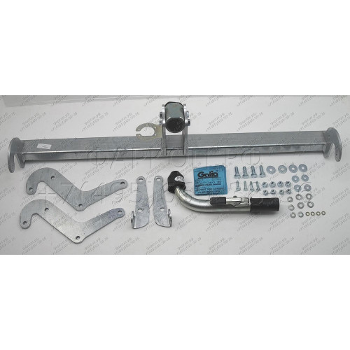 P046C GALIA Полностью оцинкованный фаркоп на Citroen C5 Aircross 2019-, Peugeot 3008 2016-2024, кроме GT line, Opel Grandland X 2017-2021, Opel Grandland 2021-. Подрозетник убирается за бампер. Тип шара: C (горизонтальный съемный). Невидимый вырез бампера