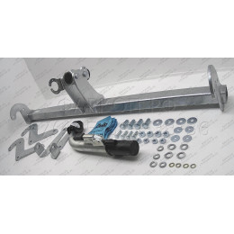 P046C GALIA Полностью оцинкованный фаркоп на Citroen C5 Aircross 2019-, Peugeot 3008 2016-2024, кроме GT line, Opel Grandland X 2017-2021, Opel Grandland 2021-. Подрозетник убирается за бампер.