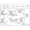 P049V GALIA Полностью оцинкованный фаркоп на Citroen C5 X 2022-, Peugeot 308 SW универсал 2022-, Peugeot 408 2022-, Opel Astra L универсал 2022-, DS DS4 2021-. Тип шара: AV (вертикальное быстросъемное крепление шара на ключе). Невидимый вырез бампера. Наг