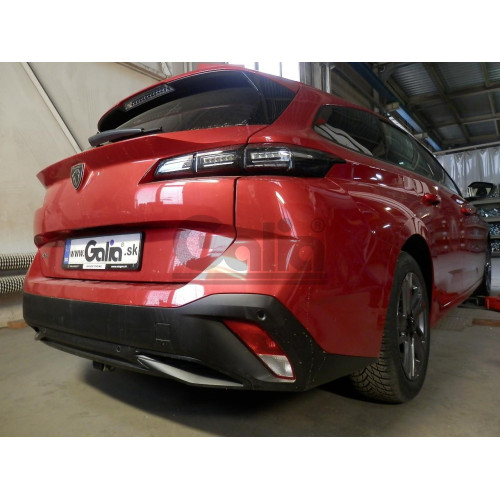 P049V GALIA Полностью оцинкованный фаркоп на Citroen C5 X 2022-, Peugeot 308 SW универсал 2022-, Peugeot 408 2022-, Opel Astra L универсал 2022-, DS DS4 2021-. Тип шара: AV (вертикальное быстросъемное крепление шара на ключе). Невидимый вырез бампера. Наг