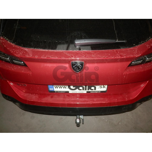 P049V GALIA Полностью оцинкованный фаркоп на Citroen C5 X 2022-, Peugeot 308 SW универсал 2022-, Peugeot 408 2022-, Opel Astra L универсал 2022-, DS DS4 2021-. Тип шара: AV (вертикальное быстросъемное крепление шара на ключе). Невидимый вырез бампера. Наг