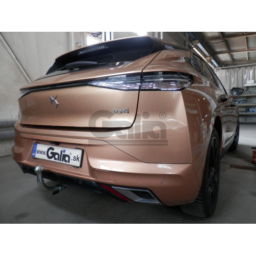 P049V GALIA Полностью оцинкованный фаркоп на Citroen C5 X 2022-, Peugeot 308 SW универсал 2022-, Peugeot 408 2022-, Opel Astra L универсал 2022-, DS DS4 2021-. Тип шара: AV (вертикальное быстросъемное крепление шара на ключе). Невидимый вырез бампера. Наг
