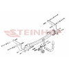 R-016 STEINHOF Фаркоп на Renault Captur 2013-2020 (Европейская версия) без снятия и подрезки бампера. Тип шара: A. Нагрузки: 1200/75 кг, масса фаркопа 17,1 кг (без электрики в комплекте)