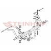 R-100 STEINHOF Фаркоп на Renault Megane I Scenic, кроме 4x4 1996-06/2003 без снятия и подрезки бампера. Тип шара: A. Нагрузки: 1400/75 кг, масса фаркопа 16,3 кг (без электрики в комплекте)