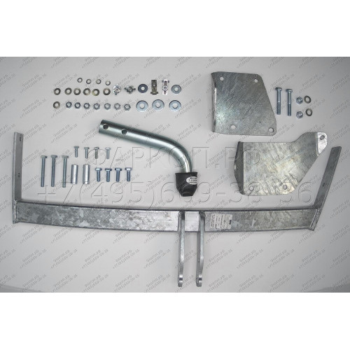 R018A GALIA Полностью оцинкованный фаркоп на Renault Megane I универсал 1996-2003. Тип шара: A. Установка без снятия и выреза бампера. Нагрузки: 1350/65 кг, масса фаркопа 15,25 кг