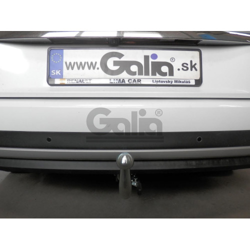 R099A GALIA Полностью оцинкованный фаркоп на Renault Scenic 2016-2022, Renault Grand Scenic 2016-2022. Подрозетник убирается за бампер. Тип шара: A. Установка без выреза бампера. Нагрузки: 2000/80 кг, масса фаркопа 19,72 кг