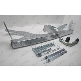 R099A GALIA Полностью оцинкованный фаркоп на Renault Scenic 2016-2022, Renault Grand Scenic 2016-2022. Подрозетник убирается за бампер. Тип шара: A. Установка без выреза б