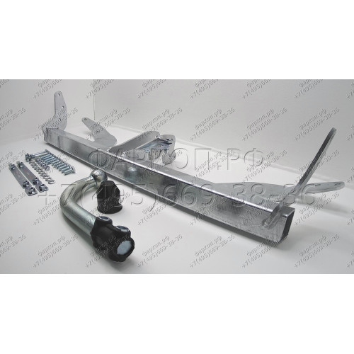 R099A GALIA Полностью оцинкованный фаркоп на Renault Scenic 2016-2022, Renault Grand Scenic 2016-2022. Подрозетник убирается за бампер. Тип шара: A. Установка без выреза бампера. Нагрузки: 2000/80 кг, масса фаркопа 19,72 кг