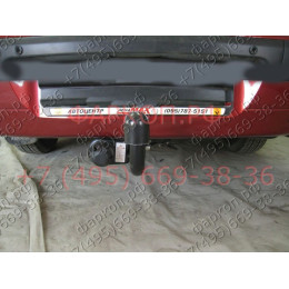 RN 04 AVTOS Фаркоп на Renault Symbol седан 1998-2008 без подрезки бампера. Тип шара: A. Нагрузки: 1150/75 кг, масса фаркопа 16,5 кг (без электрики в комплекте)