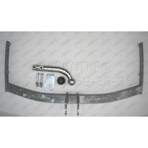 S007A GALIA Полностью оцинкованный фаркоп на SEAT Leon хетчбек 5 дверей 2000-2005. Тип шара: A. Подрезка бампера. Нагрузки: 1500/75 кг, масса фаркопа 15,75 кг