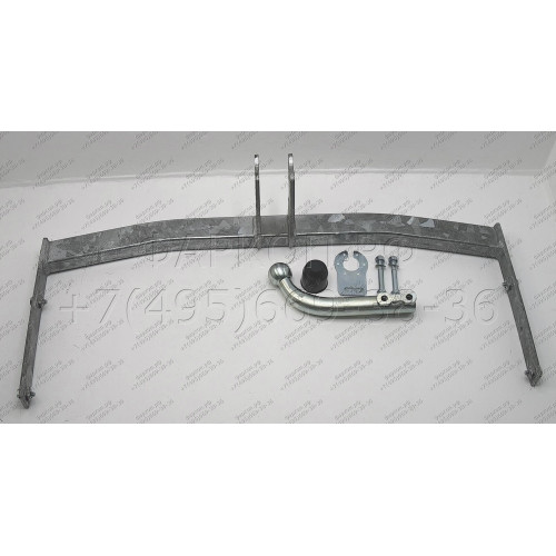 S007A GALIA Полностью оцинкованный фаркоп на SEAT Leon хетчбек 5 дверей 2000-2005. Тип шара: A. Подрезка бампера. Нагрузки: 1500/75 кг, масса фаркопа 15,75 кг