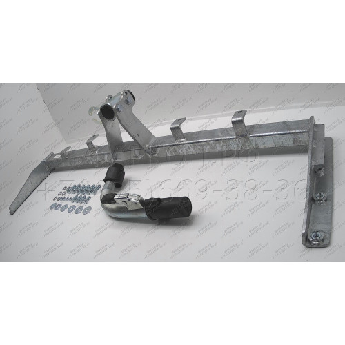 S047C GALIA Полностью оцинкованный фаркоп на Subaru Legacy Station Wagon (BE/BH) и Subaru Outback 4WD 1999-2003. Тип шара: C (горизонтальный съемный). Невидимый вырез бампера. Нагрузки: 1800/75 кг, масса фаркопа 18,35 кг