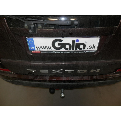 S109C GALIA Полностью оцинкованный фаркоп на Ssang Yong Rexton 2 2006-2012, Rexton W 2012-2017. Тип шара: C (горизонтальный съемный). Невидимый вырез бампера. Нагрузки: 3500/140 кг, масса фаркопа 19,87 кг