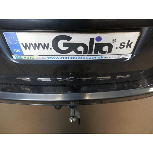 S109C GALIA Полностью оцинкованный фаркоп на Ssang Yong Rexton 2 2006-2012, Rexton W 2012-2017. Тип шара: C (горизонтальный съемный). Невидимый вырез бампера. Нагрузки: 3500/140 кг, масса фаркопа 19,87 кг
