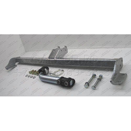 T042A GALIA Полностью оцинкованный фаркоп на Toyota RAV4 2000-2006, Chery Tiggo 2006-2014, Vortex Tingo 2010-2013. Тип шара: A. Установка без снятия и выреза бампера. Нагрузки: 1800/75 кг, масса фаркопа 11,52 кг